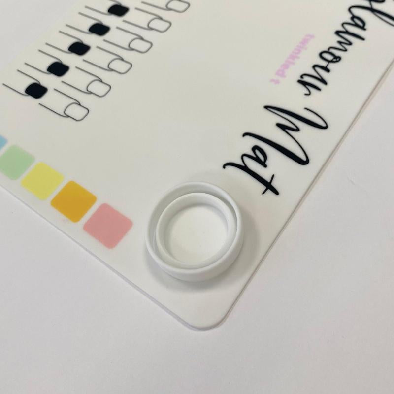 Twinkled T Glamour Nail Art Mat W Collapsible Cup and Paint Palette