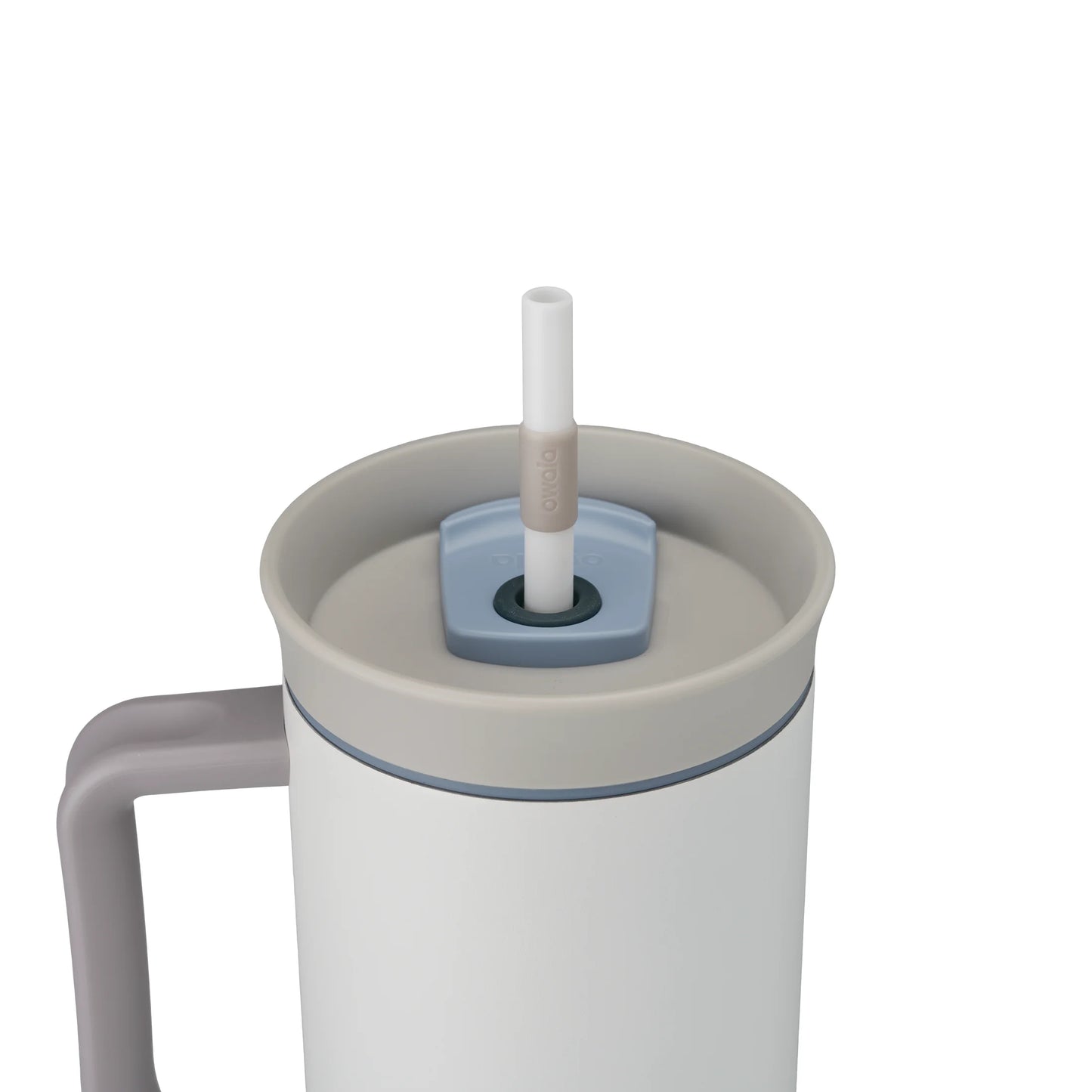Stainless Steel Tumbler, 40Oz, Shy Marshmallow White