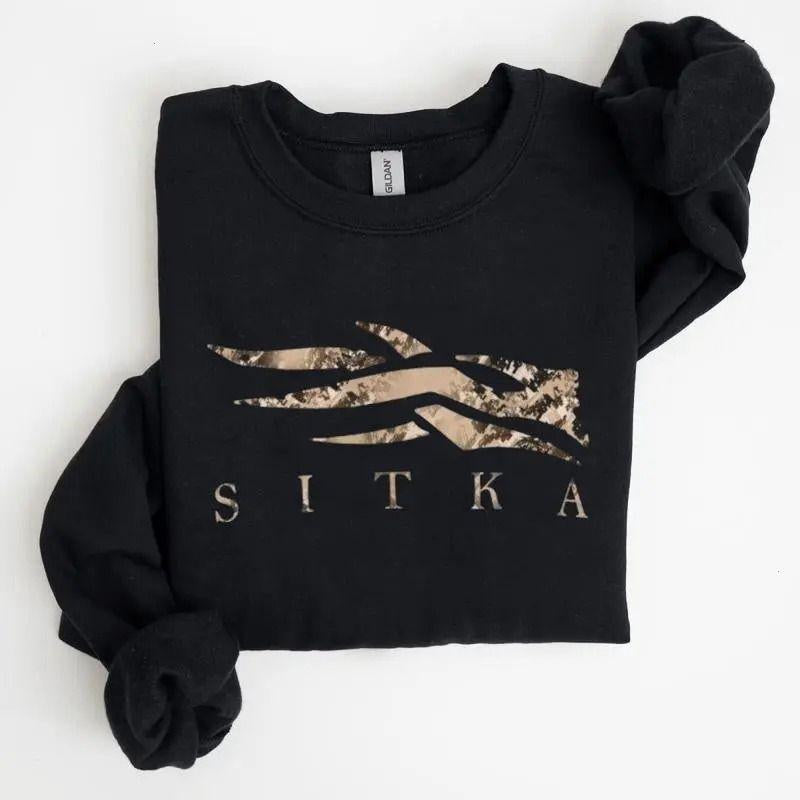 SITKA Gear Icon Optifade Unisex Heavy Blend Crewneck Sweatshirt for Men and Women, Graphic round Neck Sweatshirt, Apparel Made in the USA