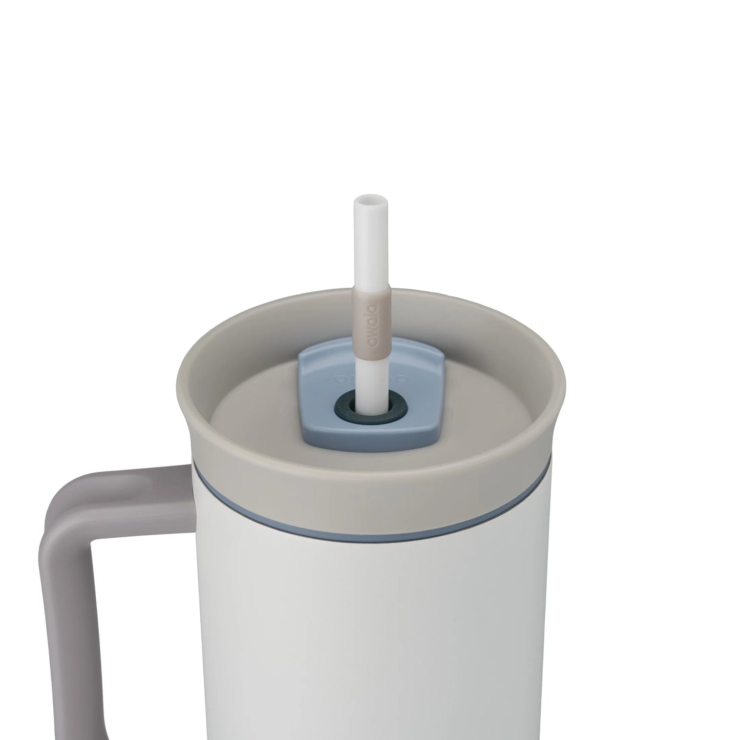 Stainless Steel Tumbler, 40Oz, Shy Marshmallow White