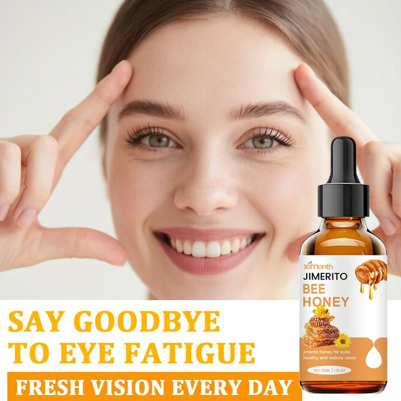 Ximonth Jimerito Honey for Eyes, Refreshing, Moisturizing and Soothing Eye Drops for Dry and Astringent Eyes