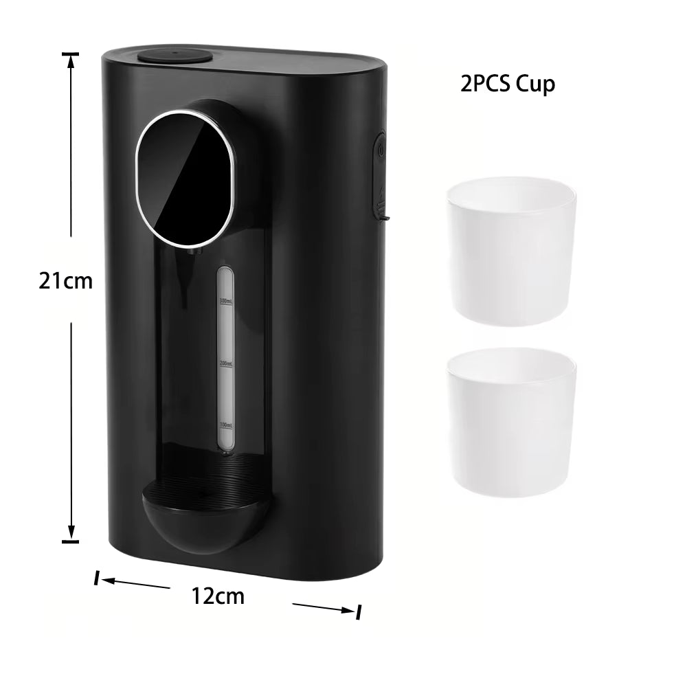 Automatic Mouthwash Dispenser Bottle 540Ml Wall-Mount Smart Senser Touchless Tooth Cleaner with Magnetic Cups for Bathroom