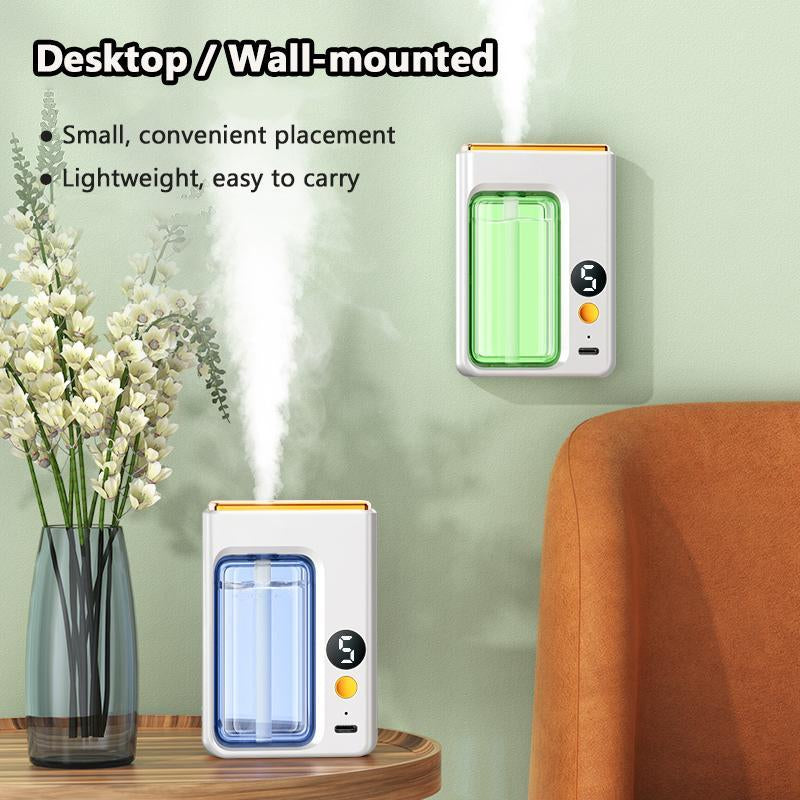 Rechargeable Automatic Timing Essential Oil Diffuser, Aroma Diffuser or Essential Oil, Home Fragrance for Living Room, Bedroom, Office