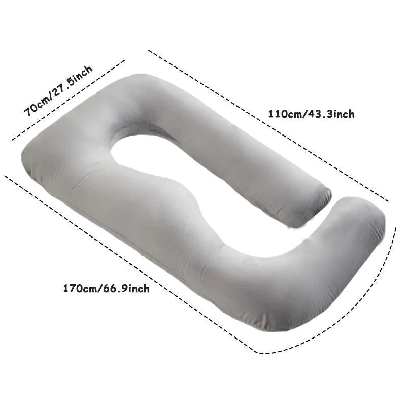 TTZZ Pregnancy Pillow, U-Shape Full Body Pillow, Removable Cooling Cover, Pregnancy Pillow for Sleeping, Body Pillows for Adults, Maternity Pillow and Pregnancy Must Haves