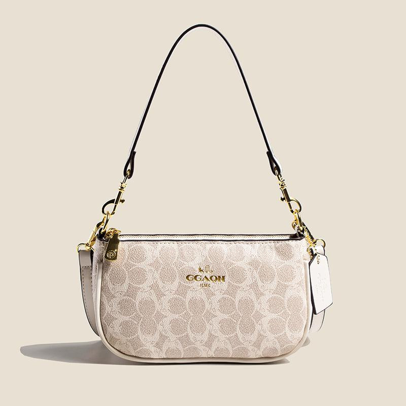 Trendy Floral Underarm Bag, Elegant PU Leather Shoulder Purse, Stylish Designer Crossbody for Versatile Women’S Fashion Holiday Party Gifts Such as Halloween and Christmas