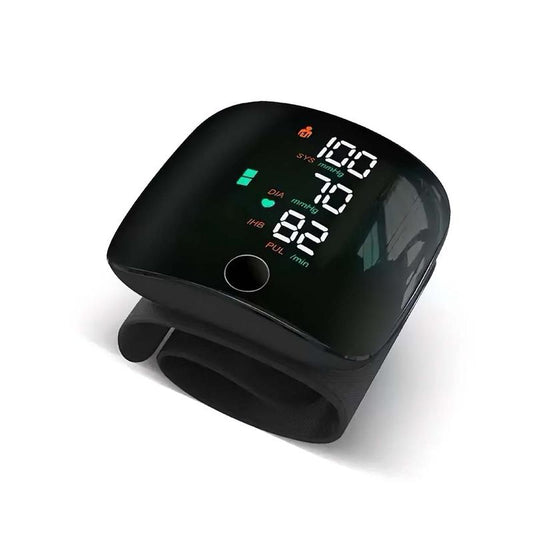 Wrist Blood Pressure Monitor Led Display,Touch Screen Wrist Blood Pressure Cuff 99X2 Reading Memory Wrist Bp Monitor with Carrying Case,Health Monitoring Adjustable.