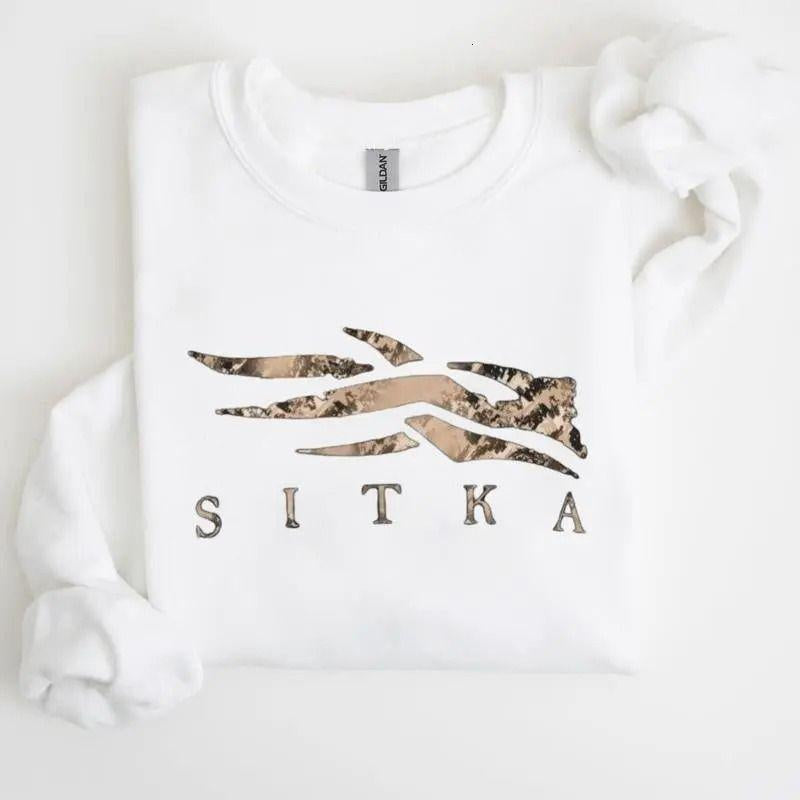 SITKA Gear Icon Optifade Unisex Heavy Blend Crewneck Sweatshirt for Men and Women, Graphic round Neck Sweatshirt, Apparel Made in the USA