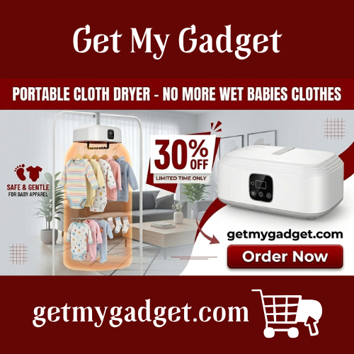 Portable Clothes Dryer Folded Electric Clothing Dryer Multifunctional Intelligent Timed Warm Laundry Dryer with Remote Control