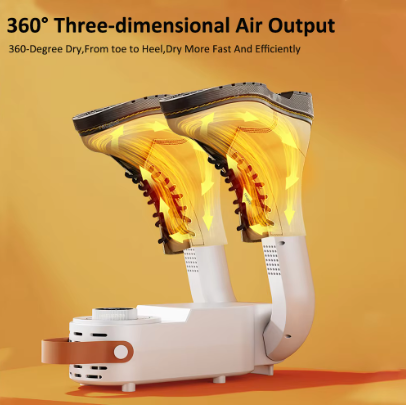 Shoe Dyer, Portable Electric Shoes Boots Glove Dryer and Warmer with Folding and Drying Adjustable Rack, Rapid Heating And Rapid Drying Multi-shoe Universal, Intelligent Timer and Constant Temperature