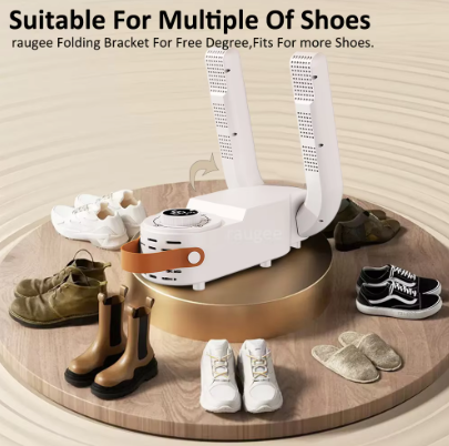 Shoe Dyer, Portable Electric Shoes Boots Glove Dryer and Warmer with Folding and Drying Adjustable Rack, Rapid Heating And Rapid Drying Multi-shoe Universal, Intelligent Timer and Constant Temperature