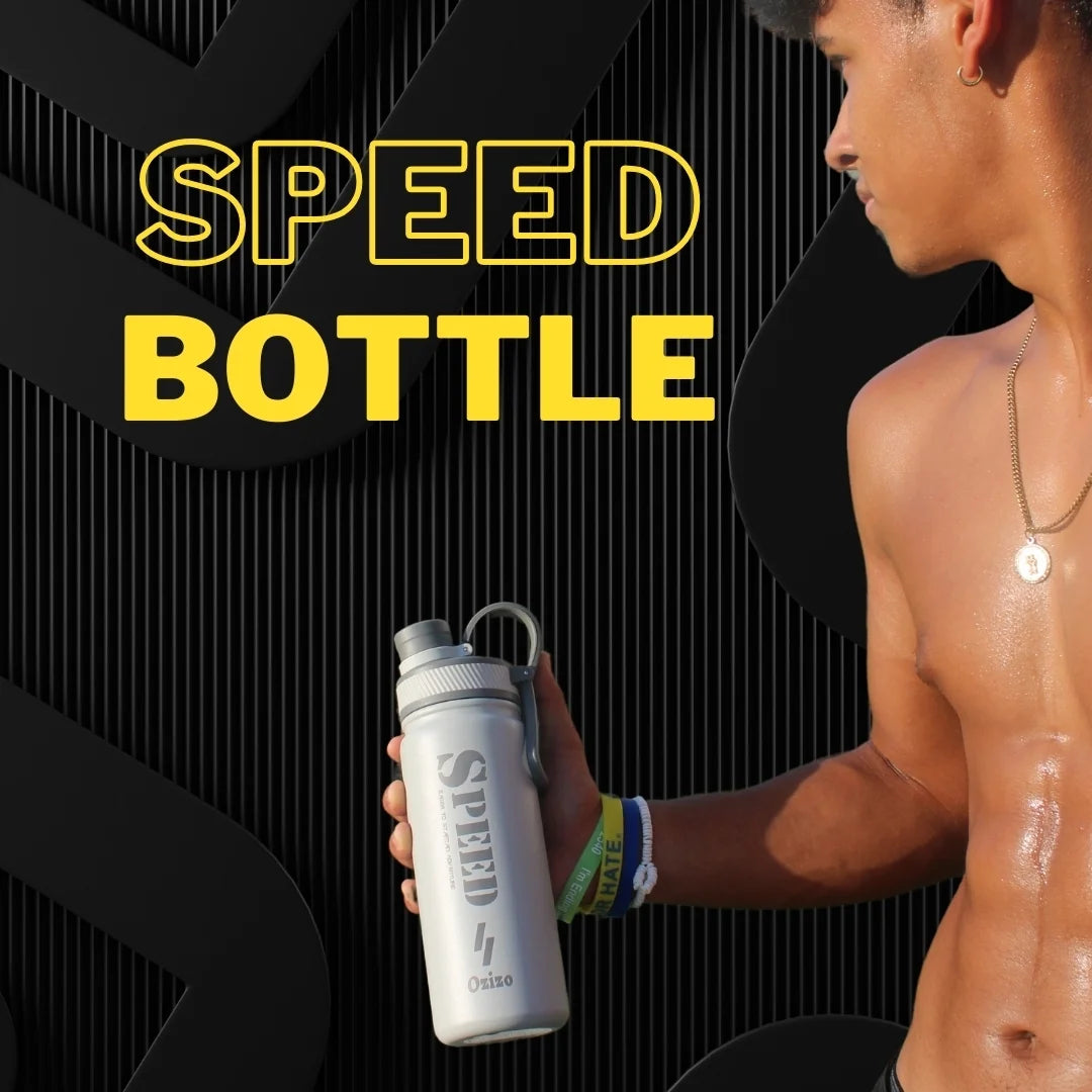22 Oz Reusable Insulated Stainless Steel Sport Water Bottle with Straw