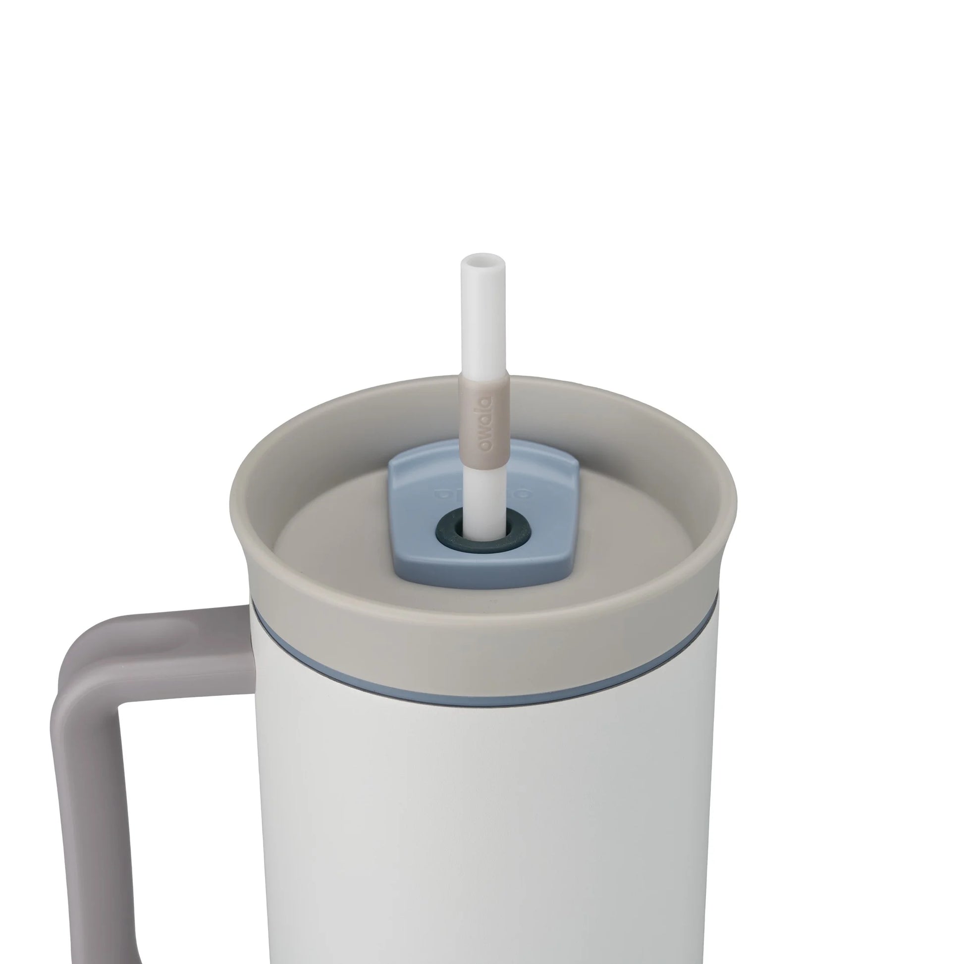 Stainless Steel Tumbler, 40Oz, Shy Marshmallow White