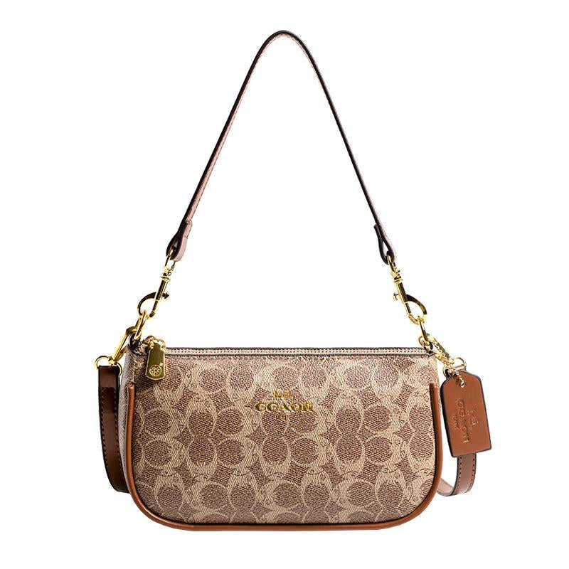 Trendy Floral Underarm Bag, Elegant PU Leather Shoulder Purse, Stylish Designer Crossbody for Versatile Women’S Fashion Holiday Party Gifts Such as Halloween and Christmas