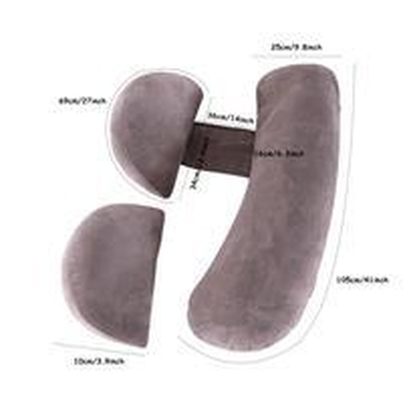 TTZZ Pregnancy Pillow, U-Shape Full Body Pillow, Removable Cooling Cover, Pregnancy Pillow for Sleeping, Body Pillows for Adults, Maternity Pillow and Pregnancy Must Haves